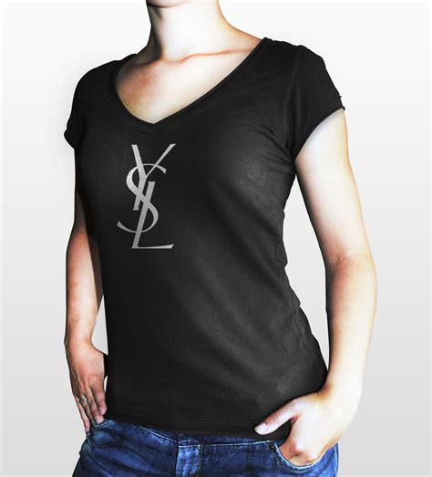 ysl womans shirts|saint laurent t shirt small.